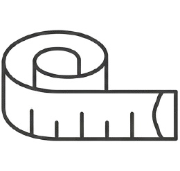 Measuring tape icon
