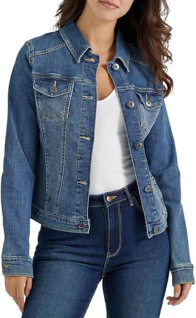Authentics womens Stretch Denim Jacket